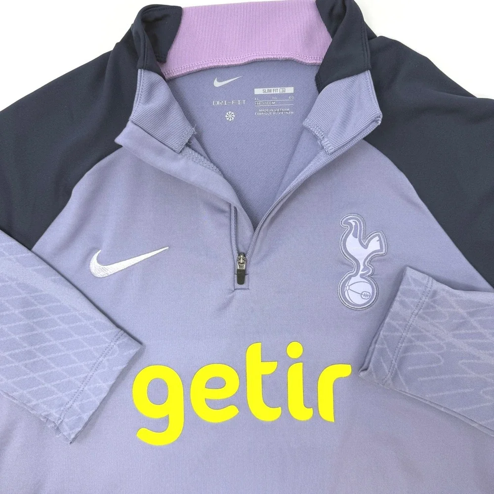 Nike‎ Tottenham Hotspur Youth XL Dri-FIT Strike 1/4 Zip Training Top Purple